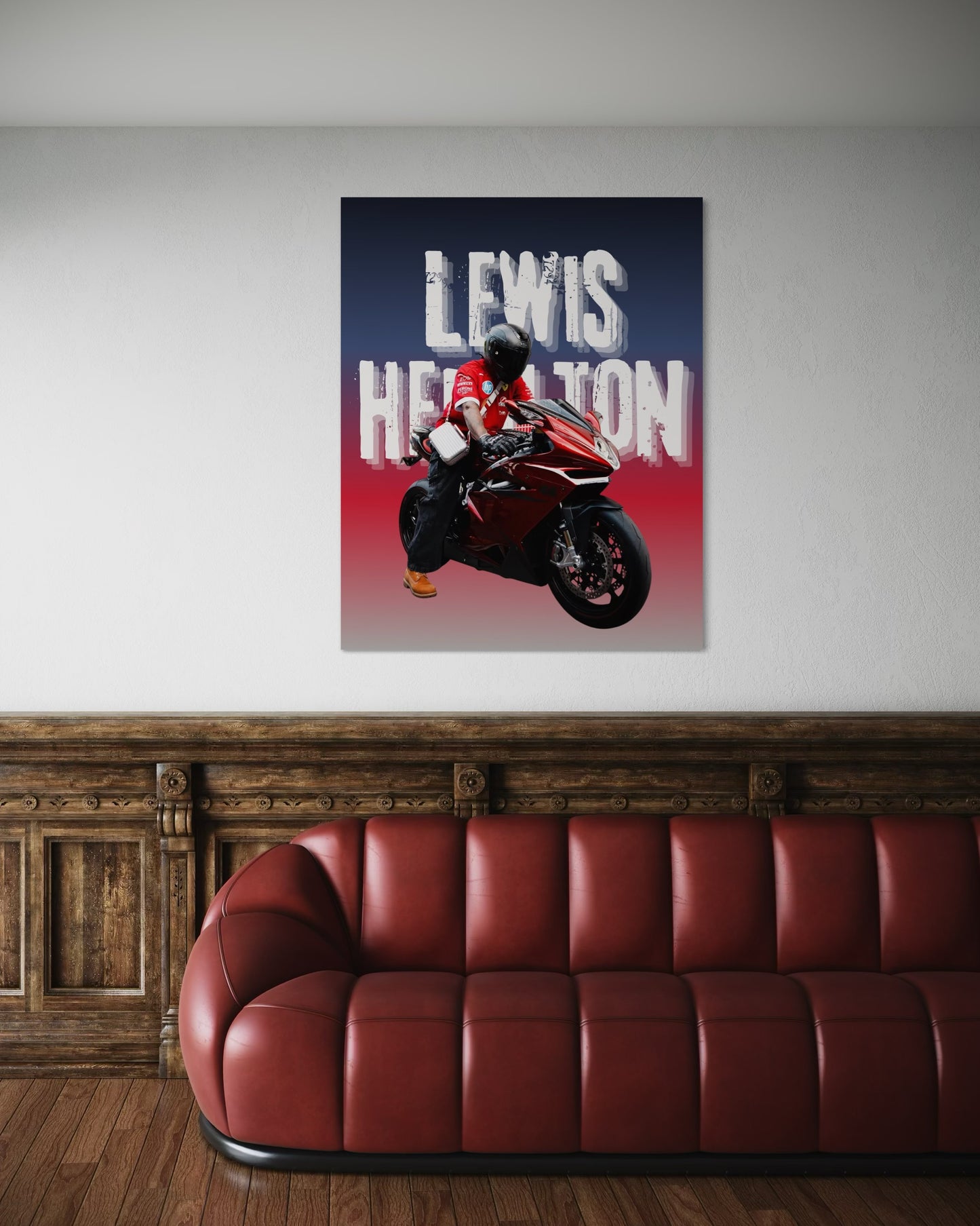 Lewis Hamilton Printable Wall Art | Modern Home Decor | 2:3 Ratio Digital Download