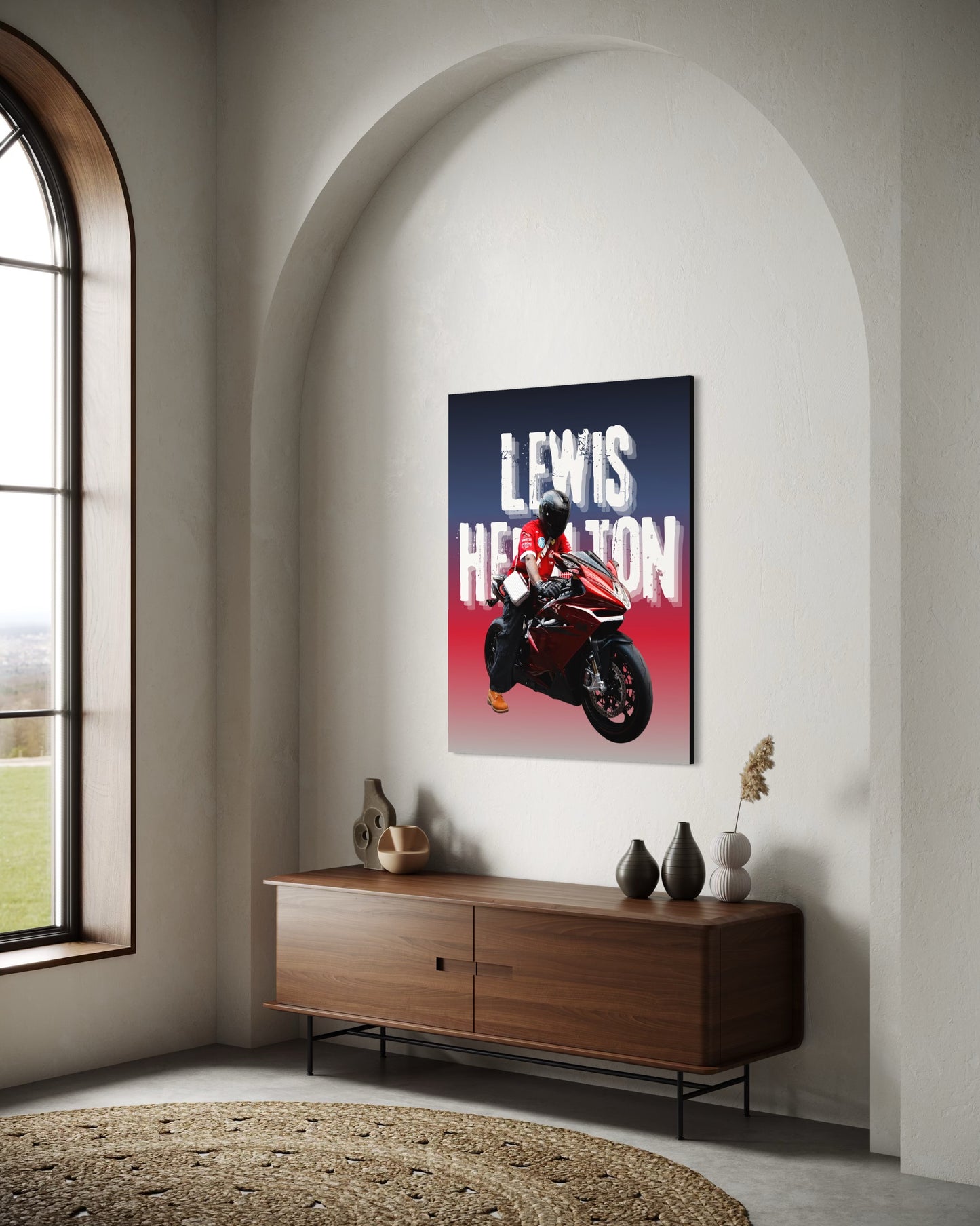 Lewis Hamilton Printable Wall Art | Modern Home Decor | 2:3 Ratio Digital Download