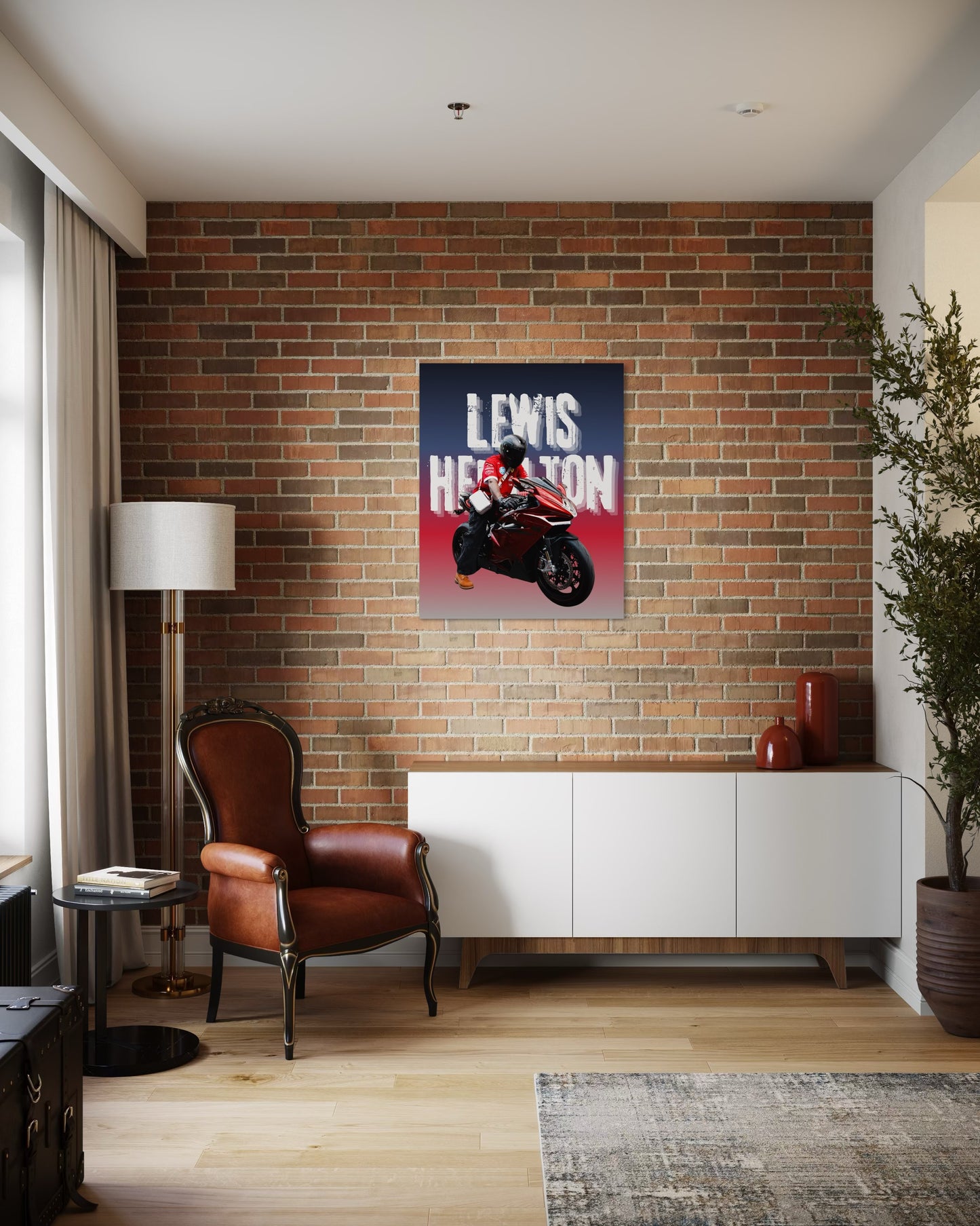 Lewis Hamilton Printable Wall Art | Modern Home Decor | 2:3 Ratio Digital Download