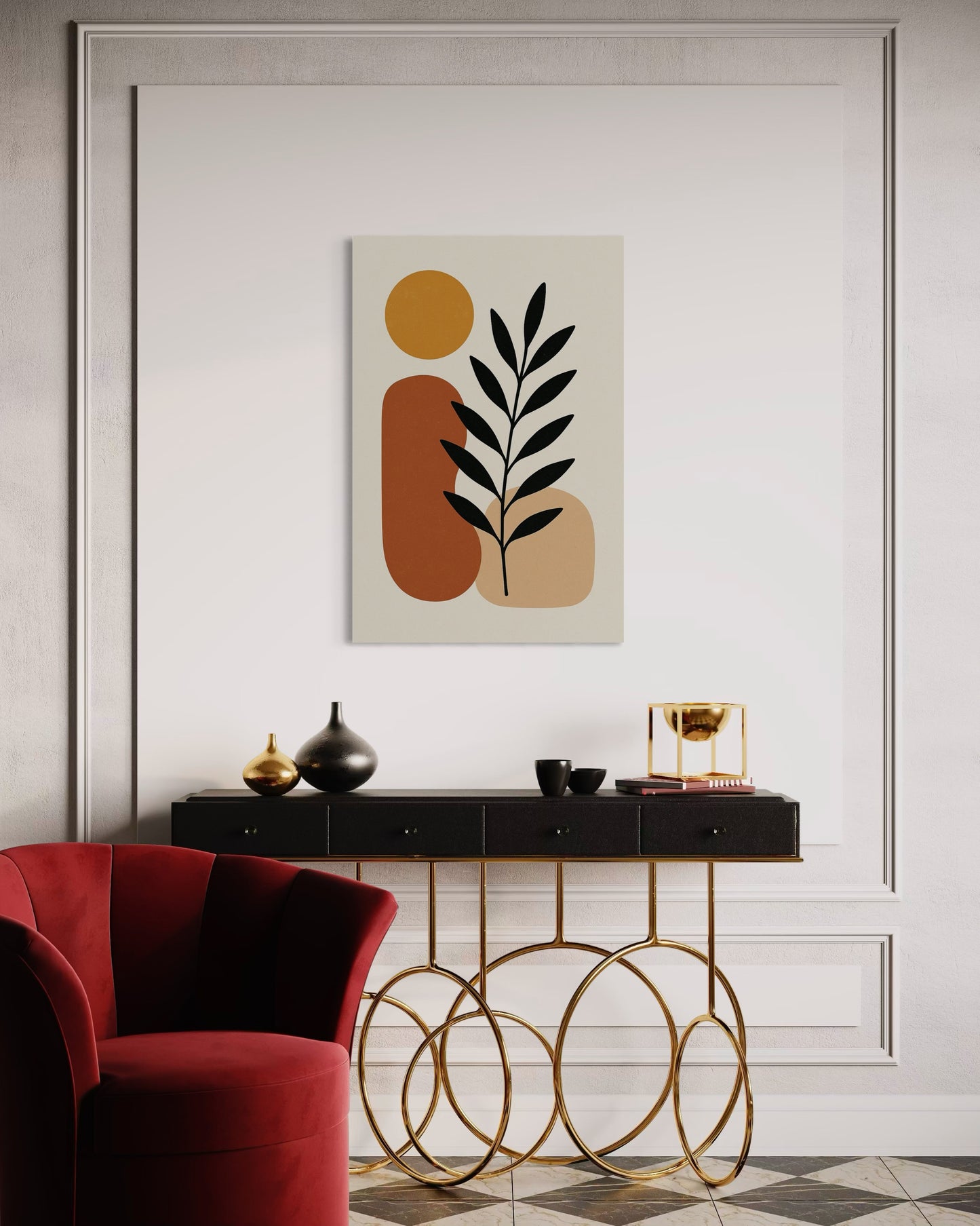 Abstract Printable Wall Art | Modern Boho Decor | 2:3 Ratio | Digital Download