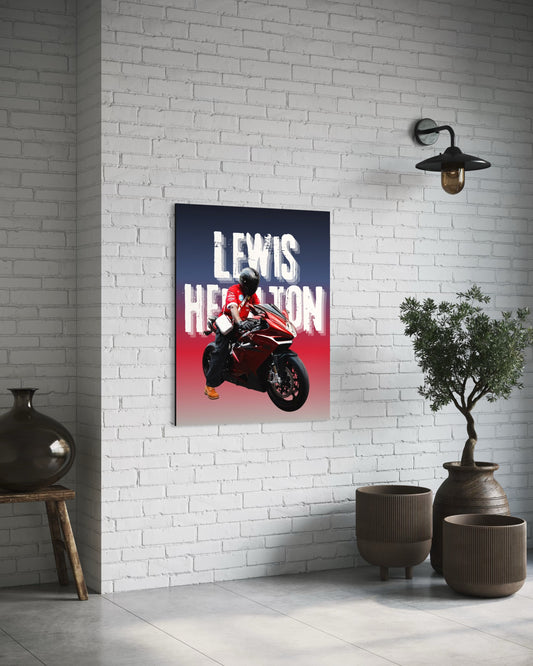 Lewis Hamilton Printable Wall Art | Modern Home Decor | 2:3 Ratio Digital Download