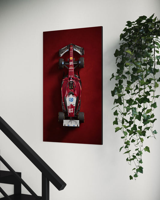 F1 Ferrari Car Wall Art | Racing Sports Car Printable Digital Download | Modern Motorsport Poster | Instant PDF
